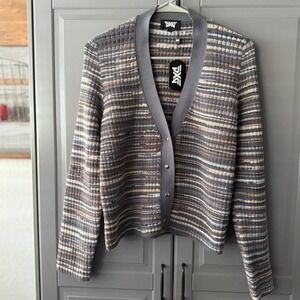 PXG‎ Parsons Xtreme Golf Women's Open Knit Cardigan,OG Multi XS (NWT)